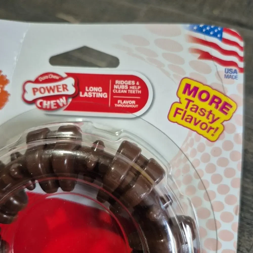 Power Chew Textured Dog Ring Flavor Medley Small Regular Up to 25 Ibs Extreme